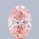 1.46ct Oval Lab Grown Diamond (Colour Fancy Intense Pink, Clarity VS1, IGI Certified)