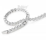 18K Gold Lab Grown Diamond Tennis Bracelet 4.8 Carats - Pobjoy Diamonds