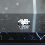Bespoke Lab Diamond Pear & Natural Emerald Cut Diamond Ring Remodel - Pobjoy Diamonds