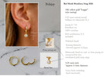 Bespoke Huggies Style Diamond Earrings Part 1 Payment 40%