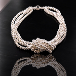 925 Sterling Silver Knotted Necklace - Pobjoy Diamonds