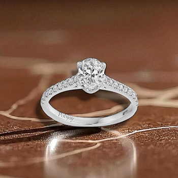 Oval Brilliant Cut Diamond Ring - G/VS. Pobjoy Diamonds