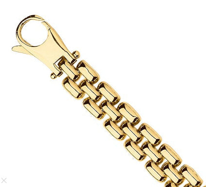 9K Yellow Gold Ladies Medium Panther Bracelet