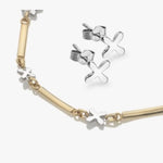 Three Piece 9K Solid Gold Papillon Kiss Jewellery Set