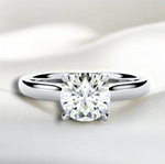 Round Cut Solitaire Diamond Engagement Ring - Special Offer