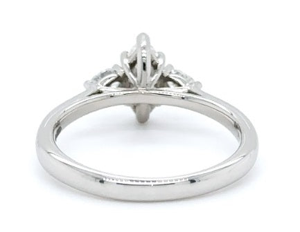 Marquise & Pear Cut Diamond Trilogy Ring