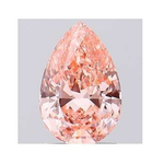 Fancy Vivid Pink Pear Shape Lab Grown Diamond 1.26 Carat - Pobjoy Diamonds