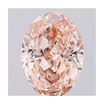 Fancy Pink Oval Cut Lab Grown Diamond 1.38 Carat VVS2 - Pobjoy Diamonds