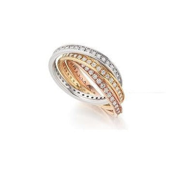 Russian wedding band with diamonds hotsell
