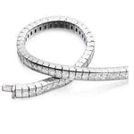 950 Palladium Set Diamond Tennis Bracelet 8.5 Carats - Pobjoy Diamonds