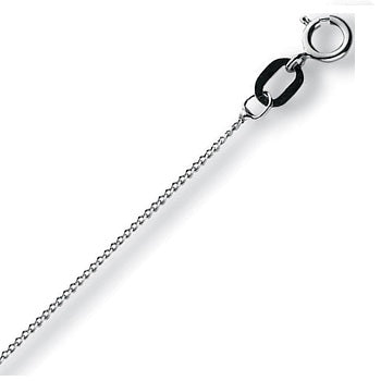 18K White Gold Baguette Diamond Pendant 0.40 CTW & Neck Chain - Pobjoy Diamonds