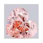 Fancy Vivid Pink Heart Cut Lab Diamond 2.50 Carat - Pobjoy Diamonds