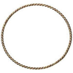 9K Three Colour Gold Tight Twist Ladies Bangle - Pobjoy Diamonds