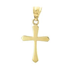 9K Yellow Gold Child's Cross & Chain - Pobjoy Diamonds