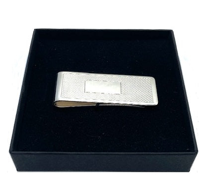 925 Sterling Silver Gents Money Clip - Pobjoy Diamonds