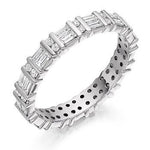 Bar Set Mixed Cut Diamond Full Eternity 1.00 Carat - Pobjoy Diamonds