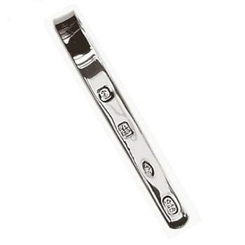Silver Hallmark Tie Slide - Pobjoy Diamonds