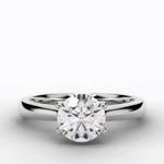 Oakley Four Prong Round Brilliant Cut - Pobjoy Diamonds