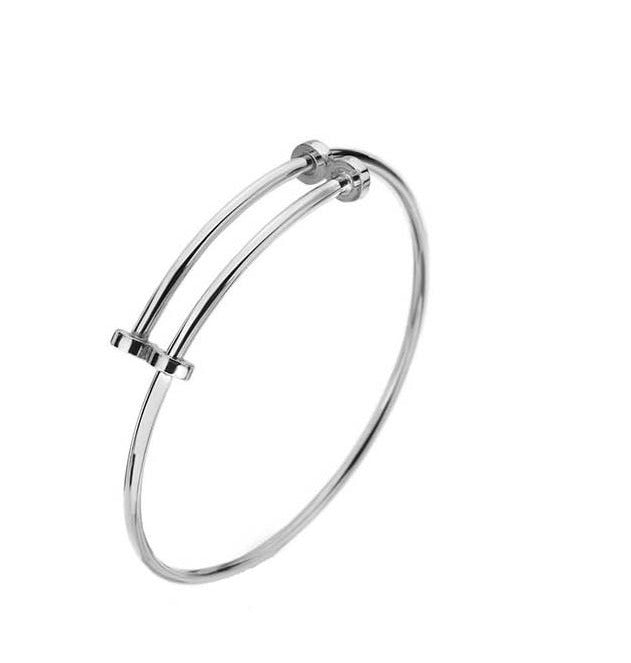 Sterling Silver Expandable Tubular Bangle - Pobjoy Diamonds