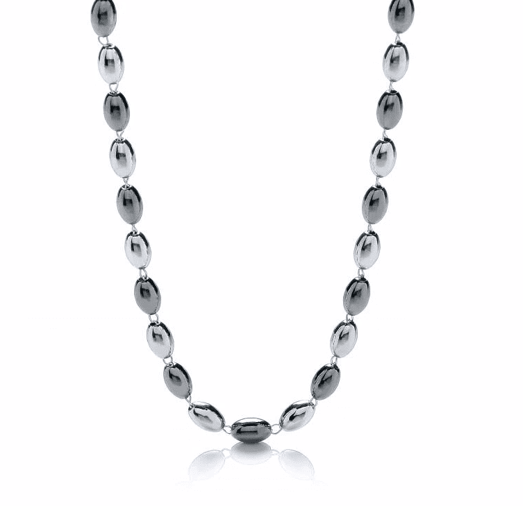 Pandora silver 2025 ball necklace