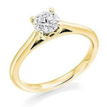 Round Brilliant Cut Lab Grown Diamond Ring E/VS1 1.40 Carats