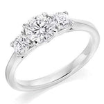 Platinum 1.50 Carat Lab Grown Diamond Ring - F/VS1. 40% BALANCE PAYMENT - Pobjoy Diamonds