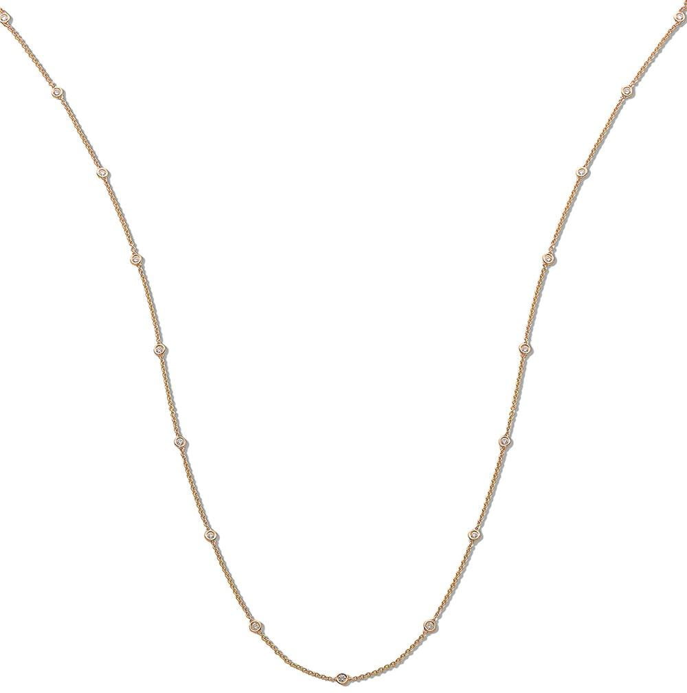 Yard of Diamonds 18K Yellow Gold  Necklace - Pobjoy Diamonds