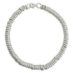 Sterling Silver Close Bead Bracelet - Pobjoy Diamonds