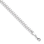 Sterling Silver Domed Curb Neck Chain 6.5mm - Pobjoy Diamonds