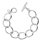 Sterling Silver Large Link Heavyweight Bracelet - Pobjoy Diamonds
