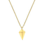 Yellow Gold Kite Pendant Necklace-Pobjoy