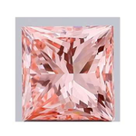 Fancy Vivid Pink Princess Cut Lab Diamond 1.53 Carat - Pobjoy Diamonds