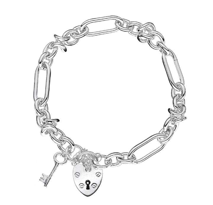 Padlock sales charm bracelet