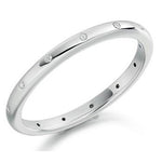950 Platinum & Diamond 2mm Wedding Band - Pobjoy Diamonds