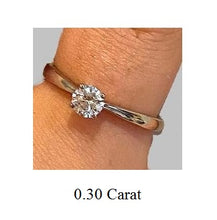 Load image into Gallery viewer, Round Brilliant Cut Solitaire Diamond EngagementRing - Special Offer
