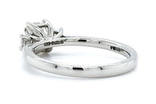 Load image into Gallery viewer, Three Stone Radiant &amp; Trapeze Cut Diamond Trilogy Ring