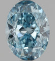 1.20ct Oval Natural Diamond (Colour Fancy Vivid Blue, Clarity VS1, IGI Certified)