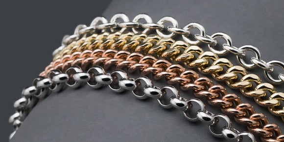 Ladies Heavyweight 18K Yellow Gold Pyrus Neck Chain - Pobjoy Diamonds