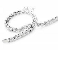 Load image into Gallery viewer, 18K Gold Lab Grown Diamond Tennis Bracelet 4.8 Carats