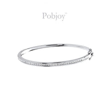 Load image into Gallery viewer, 18K White Or Yellow Gold Diamond Bangle 1.00 Carat