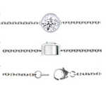 Bespoke Lab Grown Diamond Platinum Chain Bracelet - Pobjoy Diamonds