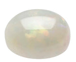 Natural Opal Belly Ring - Sterling Silver & Surgical Steel - Pobjoy Diamonds