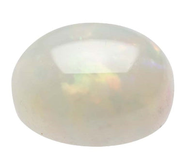 Natural Opal Belly Ring - Sterling Silver & Surgical Steel - Pobjoy Diamonds