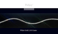Load image into Gallery viewer, 9K Gold Diamond Tennis Bracelet 2.00 Carats