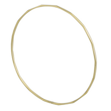 Load image into Gallery viewer, 9K Yellow Gold Ladies Lighter Weight Faceted Bangle