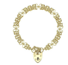 Load image into Gallery viewer, 9K Yellow Gold Panther &amp; Butterfly Charm Bracelet