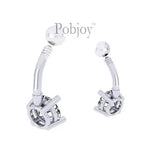 Replacement Belly Ring Screw Top Balls - 18K gold or Platinum