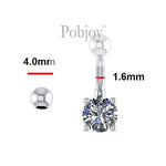 Replacement Belly Ring Screw Top Balls - 18K gold or Platinum