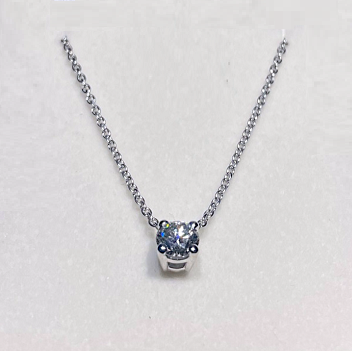 GIA Diamond Pendant Necklace 0.75 Carat - Options From - Pobjoy Diamonds