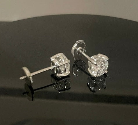 Lab Grown Diamond Stud Earrings - D/VS Price From - Pobjoy Diamonds